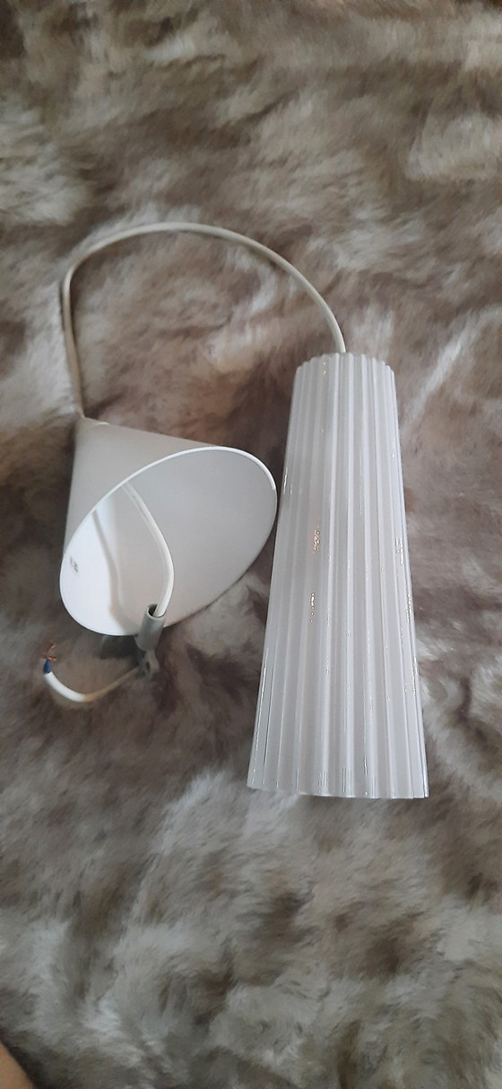 Image 1 of Ikea Lunta Plissé Pendant Lamp