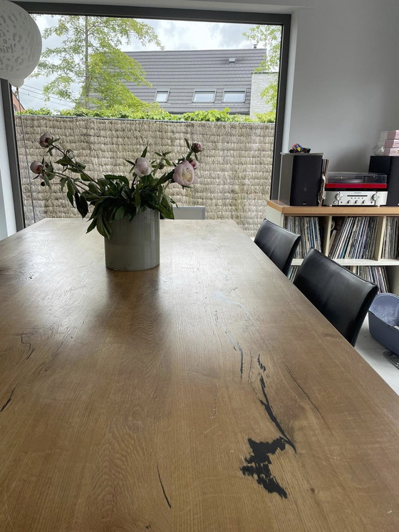 Image 1 of JoliI Forest oak tree trunk table