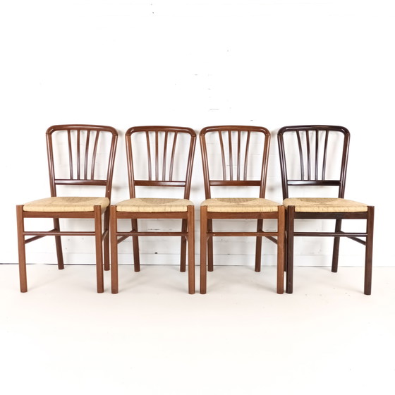 Image 1 of 4x vintage chair