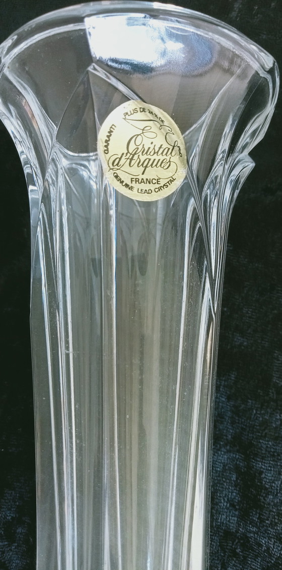 Image 1 of Cristal d'Arque 24% cristal de plomb vase art nouveau