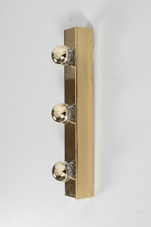 Lampada a specchio in ottone