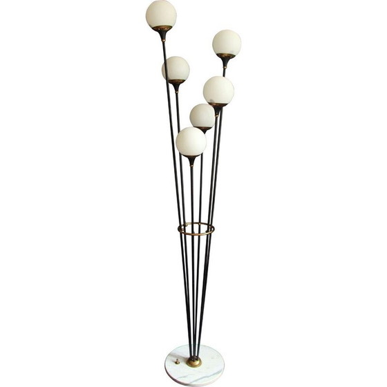 Image 1 of Vintage Alberello Floor Lamp by Stilnovo Italy 1950s
