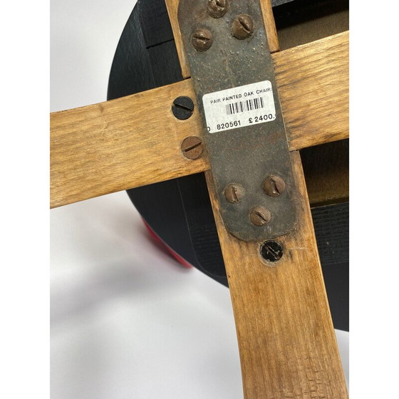 Image 1 of Coppia di sedie Arc in legno d'epoca di Wilhelm Von Bode, 1950