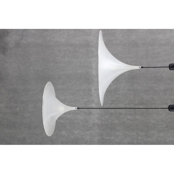 Image 1 of Coppia di lampade a sospensione vintage "Trumpet" per Meblo, Italia 1970