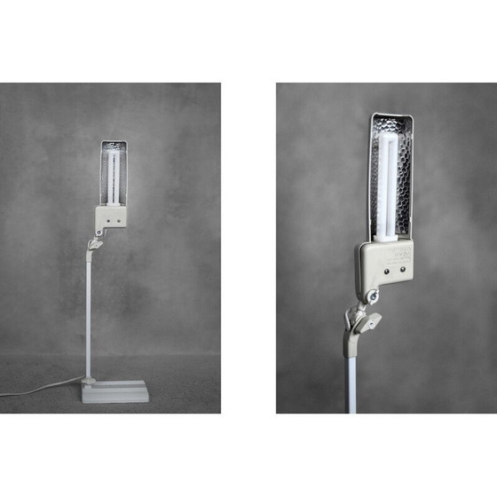 Image 1 of Vintage Dulux Junior adjustable desk lamp in aluminum and plastic for Lival, Finland 1980