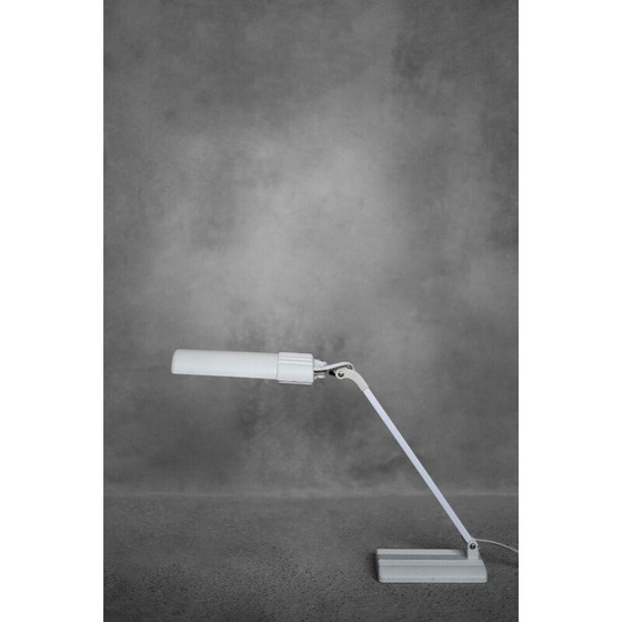 Image 1 of Vintage Dulux Junior adjustable desk lamp in aluminum and plastic for Lival, Finland 1980