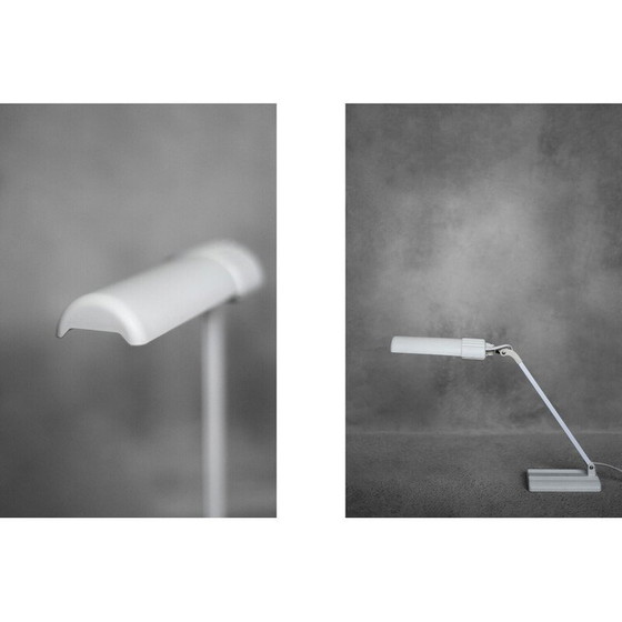 Image 1 of Vintage Dulux Junior adjustable desk lamp in aluminum and plastic for Lival, Finland 1980