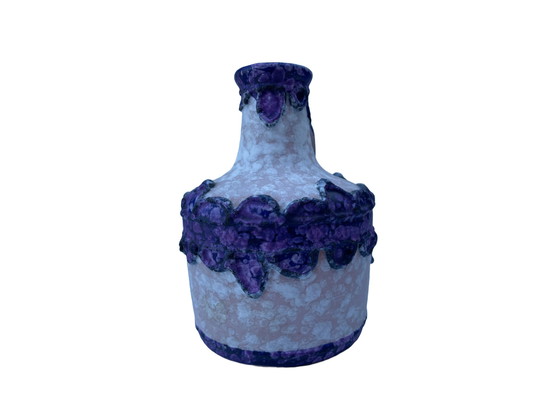 Image 1 of Fat Lava Purple Marei Vase No. 300 Marei Keramik West Germany