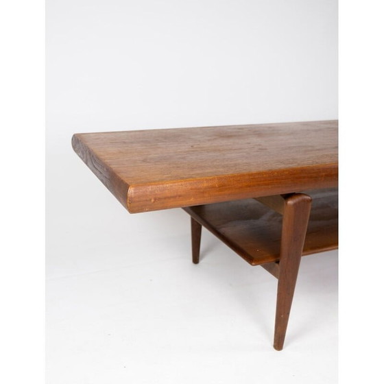 Image 1 of Tavolino da caffè vintage in teak, Danimarca 1960