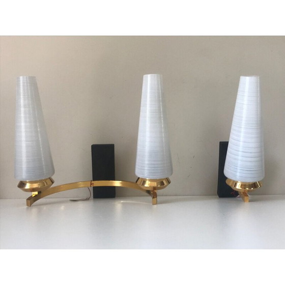 Image 1 of Pair of vintage arlus wall lamps 1960 