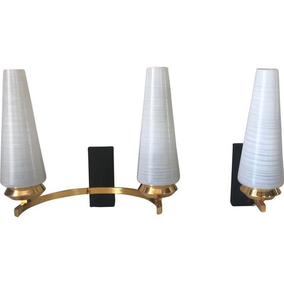 Image 1 of Pair of vintage arlus wall lamps 1960 