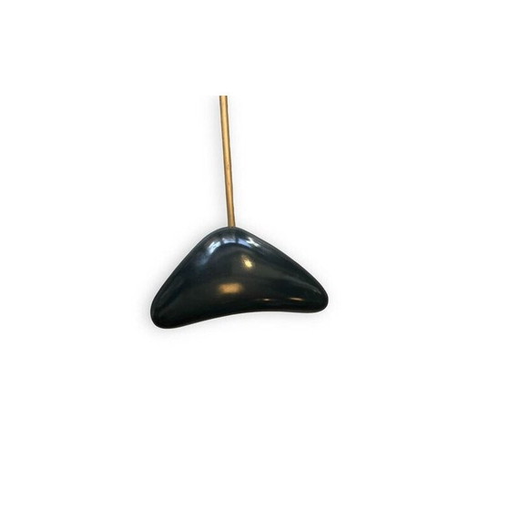 Image 1 of Vintage wall coat rack with three pegs by Georges Jouve for Marcel Asselbur