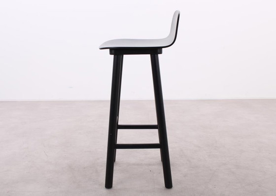 Image 1 of Dum Office Beech Shell Barstool Black