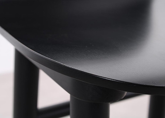 Image 1 of Dum Office Beech Shell Barstool Black