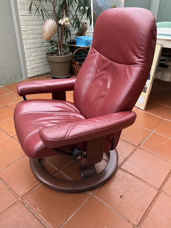 Image 1 of Stressless Leather Armchair