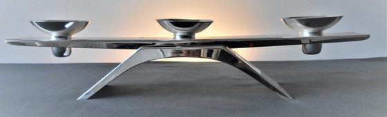 Image 1 of Ikora candle holder designed by Kurt Radke for WMF.