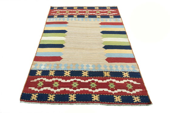 Image 1 of Hand-woven designer kilim Fars - 186 X 124 Cm - New