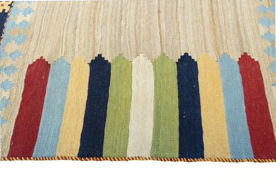 Image 1 of Hand-woven designer kilim Fars - 186 X 124 Cm - New