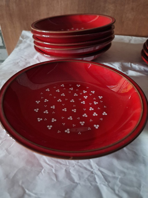 Plates Pfalzkeramik Anja Piroschka Rot