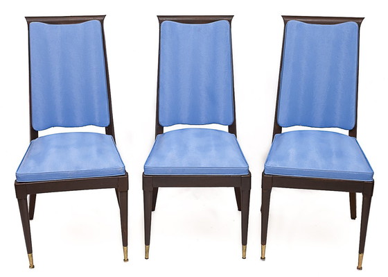 Image 1 of Set Of 6 Art Deco Chairs