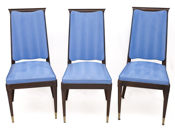 Image 1 of Set Of 6 Art Deco Chairs