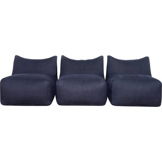 Image 1 of Set of 3 vintage "Le Dolls" armchairs by Mario Bellini for C et B, Italy 1970