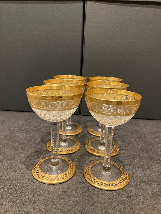 Image 1 of St. Louis Thistle Gold liqueur glasses