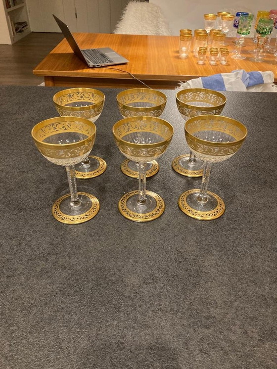 Image 1 of St. Louis Thistle Gold liqueur glasses