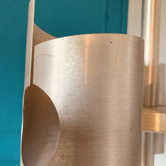 Image 1 of Lampadario vintage Polam a 5 luci, 1970