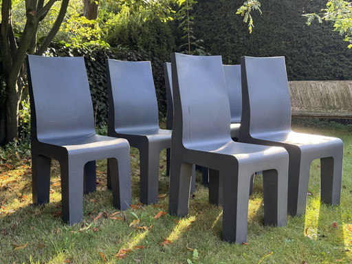 6x Central Museum Chairs By Richard Hutten