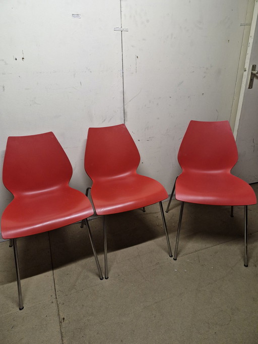 4x Kartell chair Maui