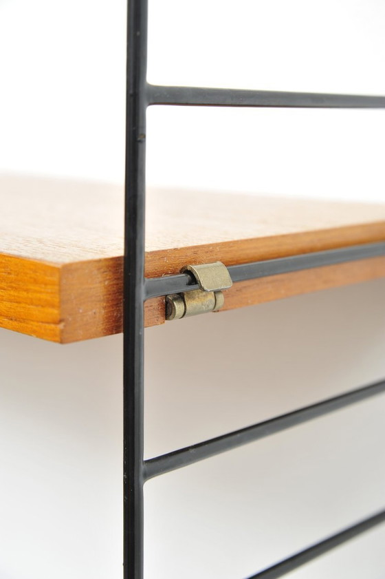 Image 1 of Kajsa & Nisse Strinning String shelf teak veneer 1949