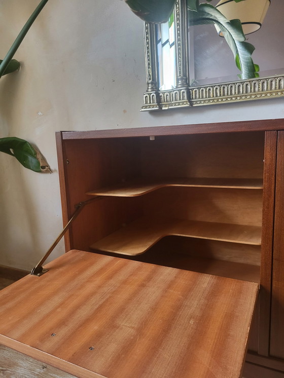 Image 1 of Vintage Record Player Cabinet With Floating Legs