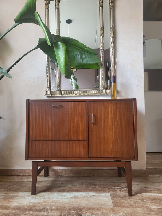 Image 1 of Vintage Record Player Cabinet With Floating Legs