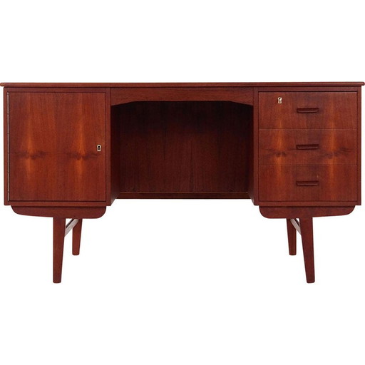 Vintage Scandinavian teak desk, 1970s