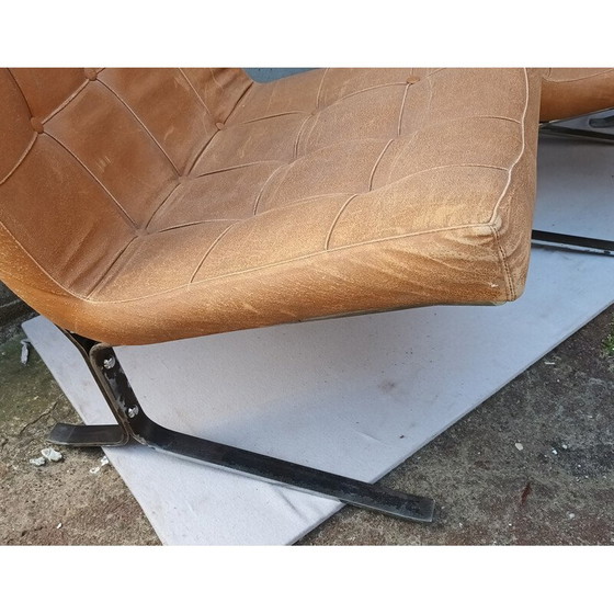 Image 1 of Set of 3 vintage armchairs by Olivier Mourgue, 1950-1960