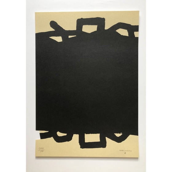 Image 1 of Litografia originale d'epoca di Eduardo Chillida, 1999