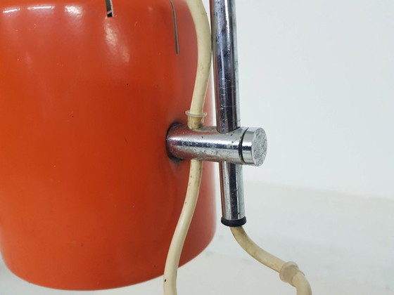 Image 1 of Mid-century orange desk light