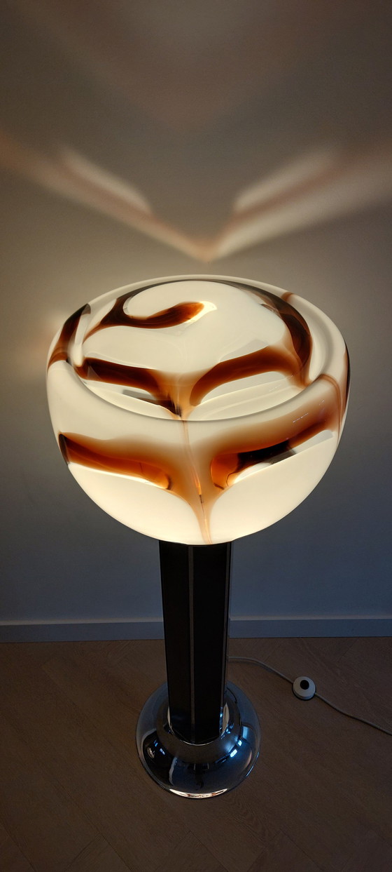 Image 1 of Lampada da terra vintage anni Sessanta di Mazzega Murano