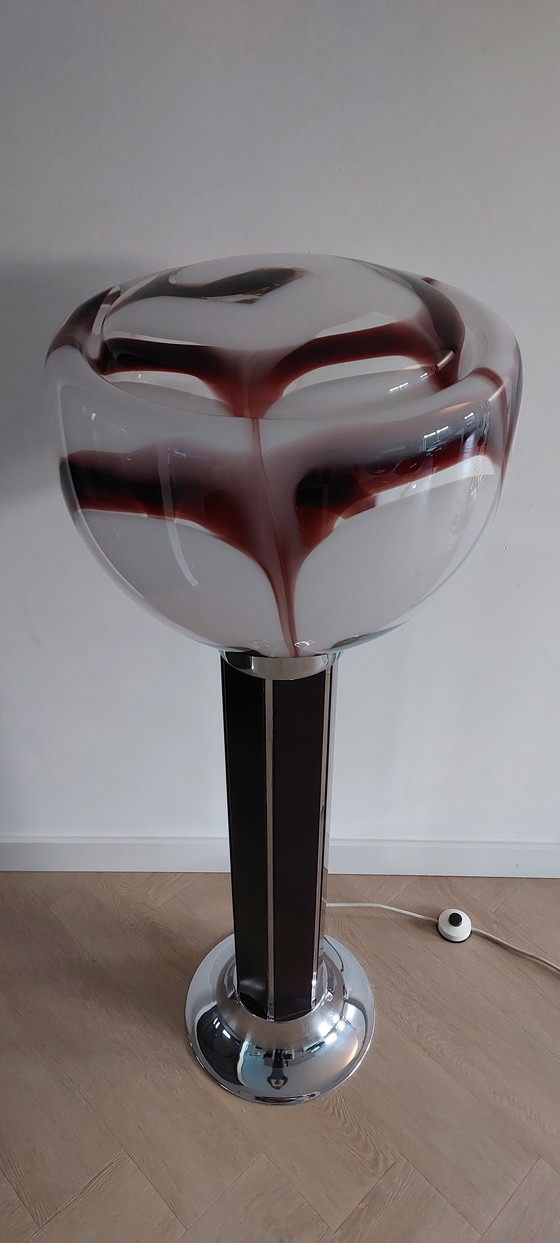 Image 1 of Lampada da terra vintage anni Sessanta di Mazzega Murano