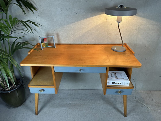 Image 1 of Vintage 1950'S Desk - Beech