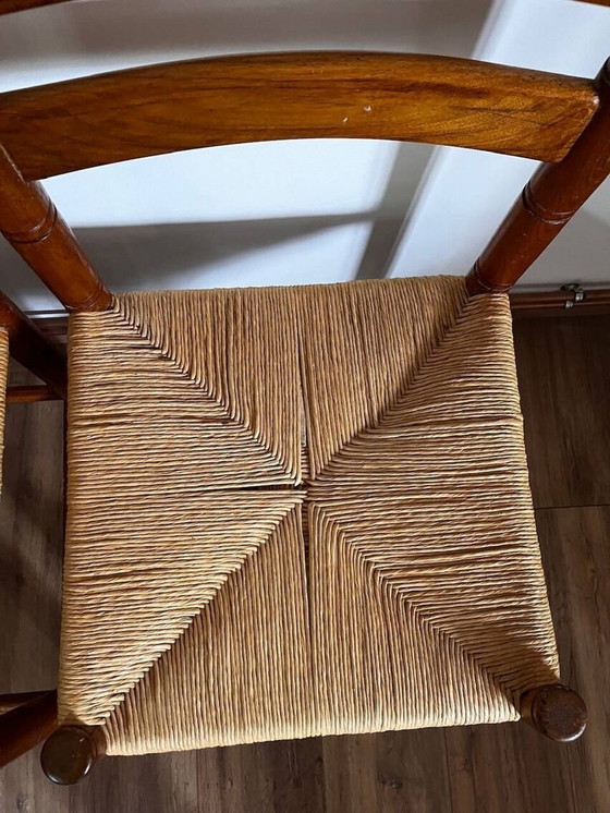 Image 1 of Pair Of Wooden Chairs