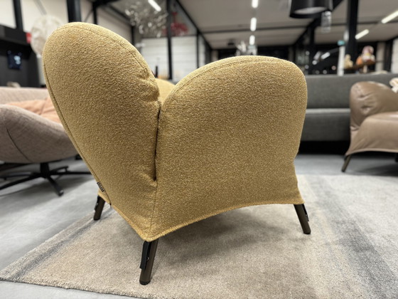 Image 1 of Label Fauteuil Bobo Tissu Bouclé ocre