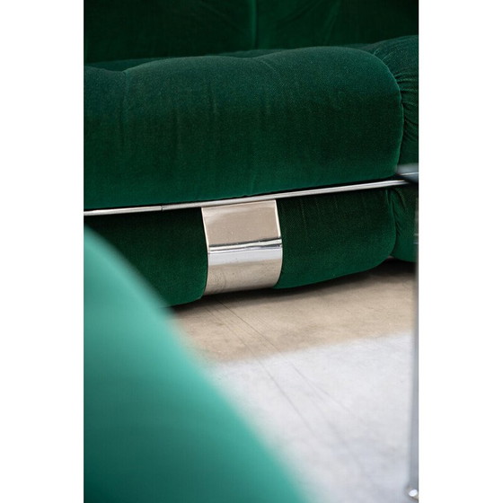 Image 1 of Vintage Okay living room set in chrome steel by Adriano Piazzesi for for 3D, 1970