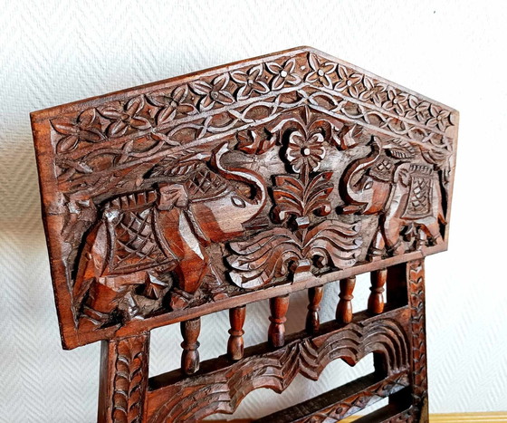 Image 1 of 2X Traditional Low Chairs, Indonesia