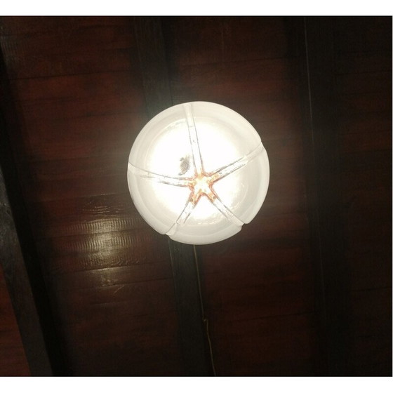 Image 1 of Vintage ''Mazzega sphere'' pendant light in Murano glass, 1970