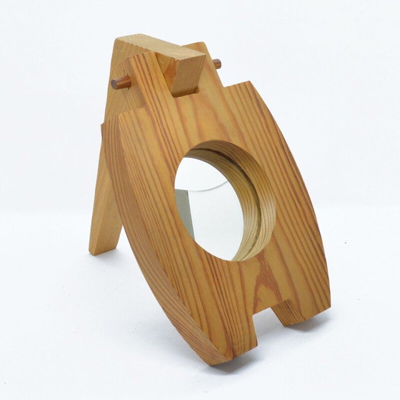 Image 1 of Specchio vintage di Pracownia Rzeźbiarstwa per Henryk Kluska Zabrze, Polonia 1963