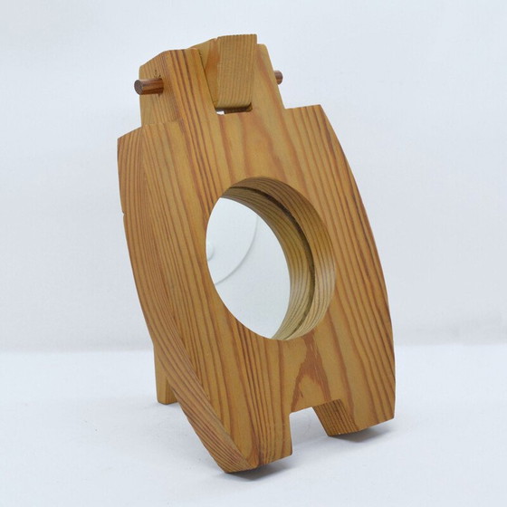 Image 1 of Specchio vintage di Pracownia Rzeźbiarstwa per Henryk Kluska Zabrze, Polonia 1963