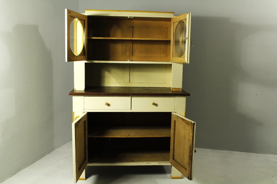 Image 1 of Rondocubist Kitchen Cupboard, Czech Republic, 1920S