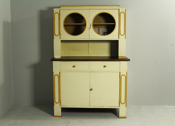 Image 1 of Rondocubist Kitchen Cupboard, Czech Republic, 1920S